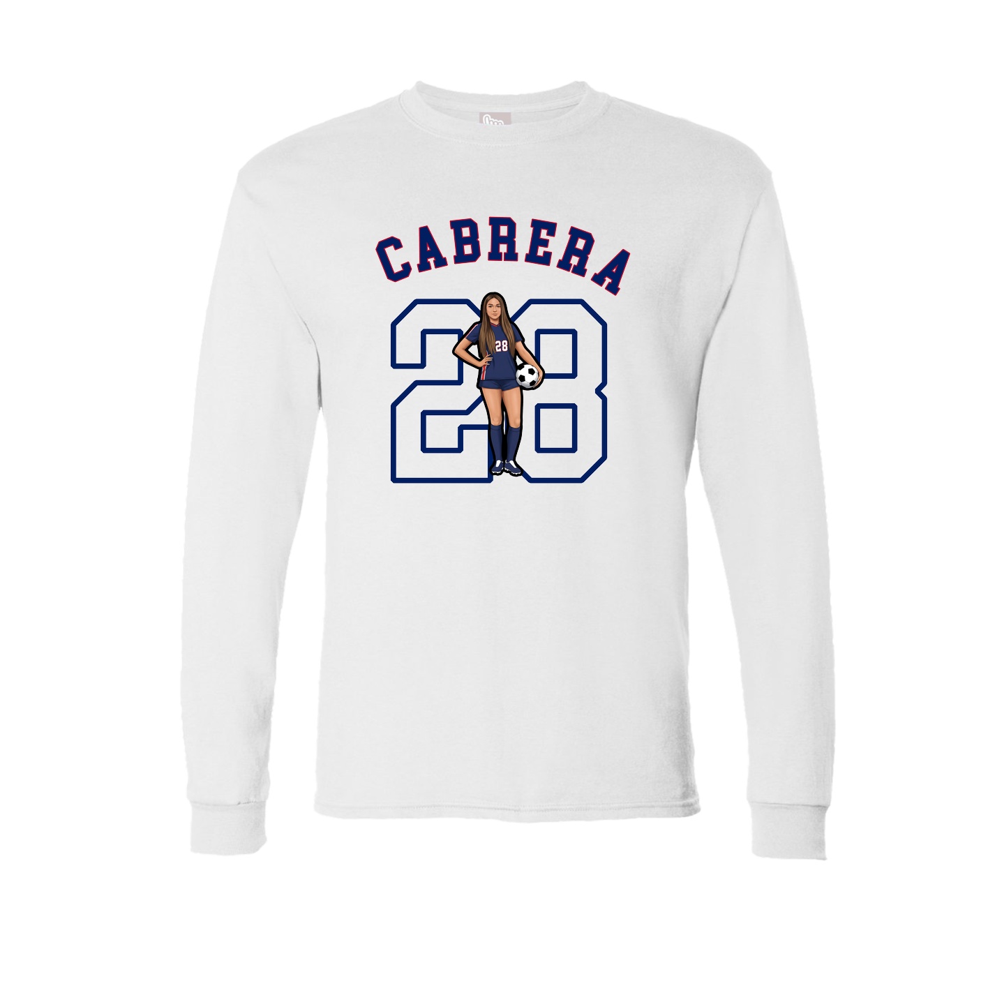 Long Sleeve Tee — Shirsey Arch in White