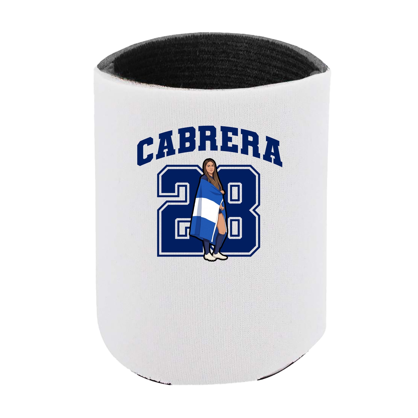 Can Holder — Number in White