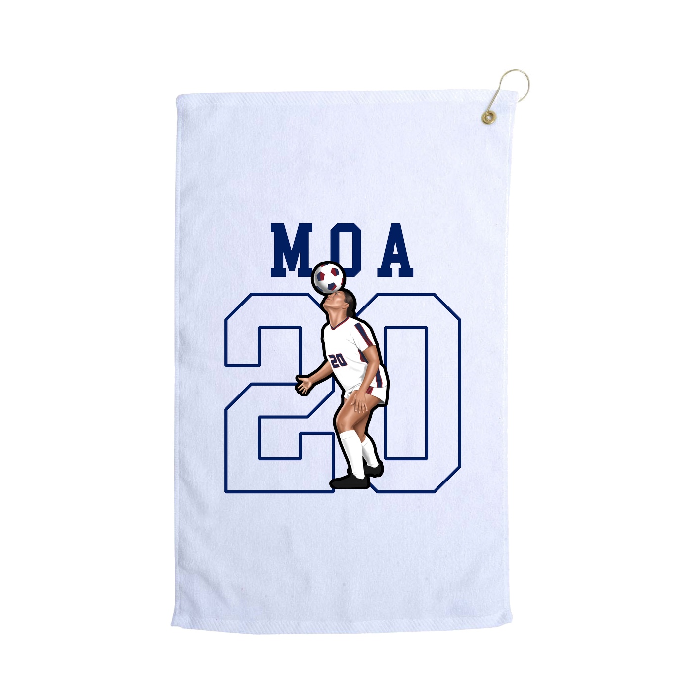 Golf Towel — Shirsey in White