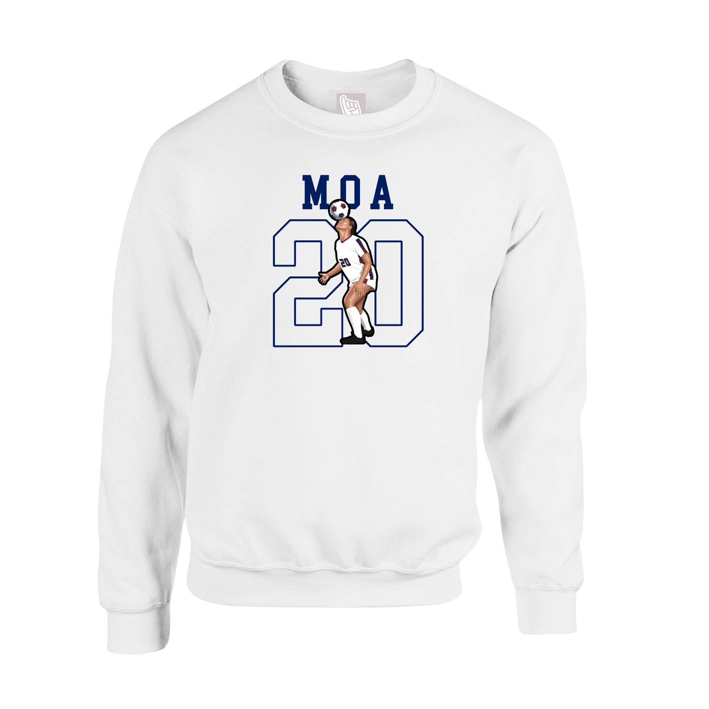 Fleece Crew — Shirsey in White