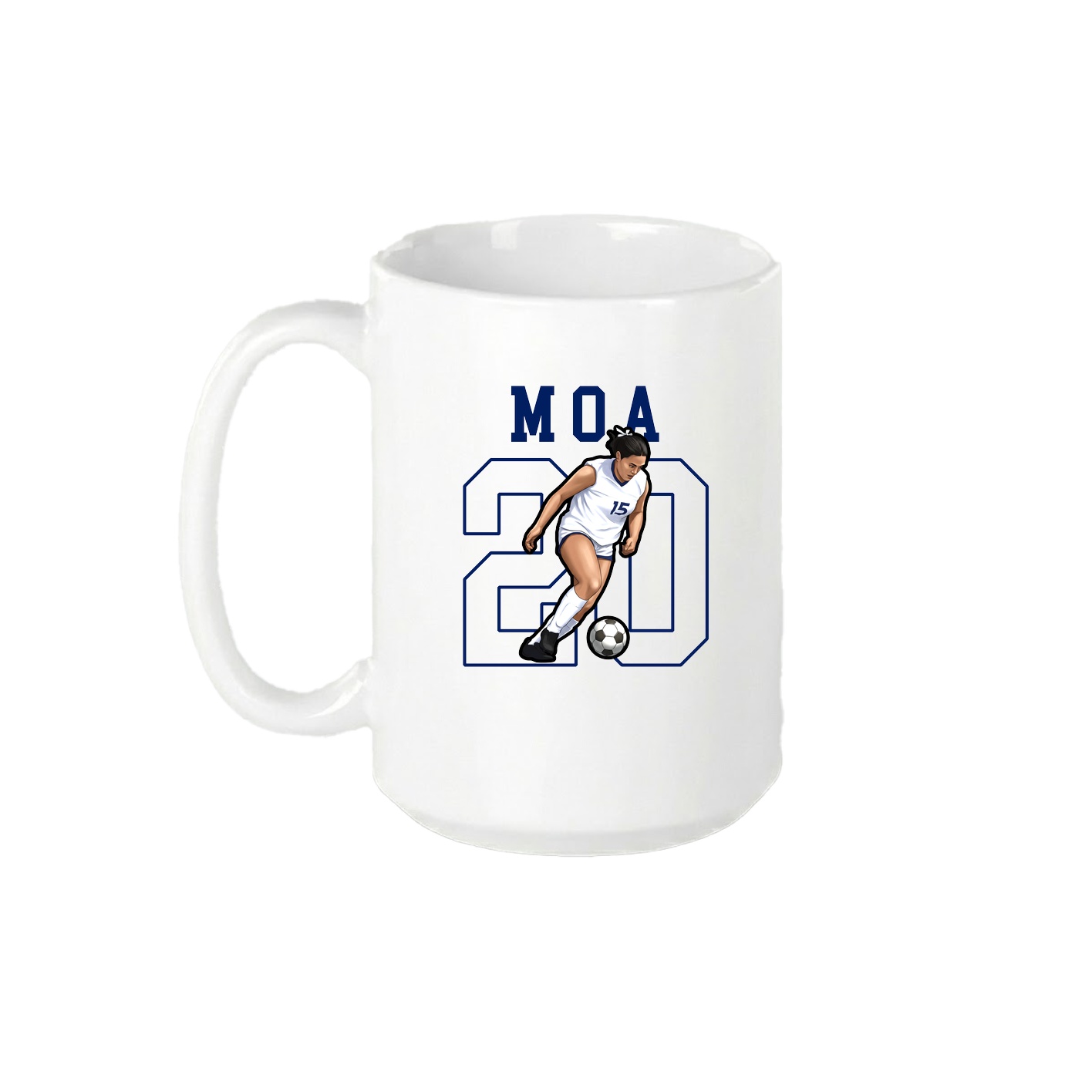 15oz Coffee Mug — Shirsey in White