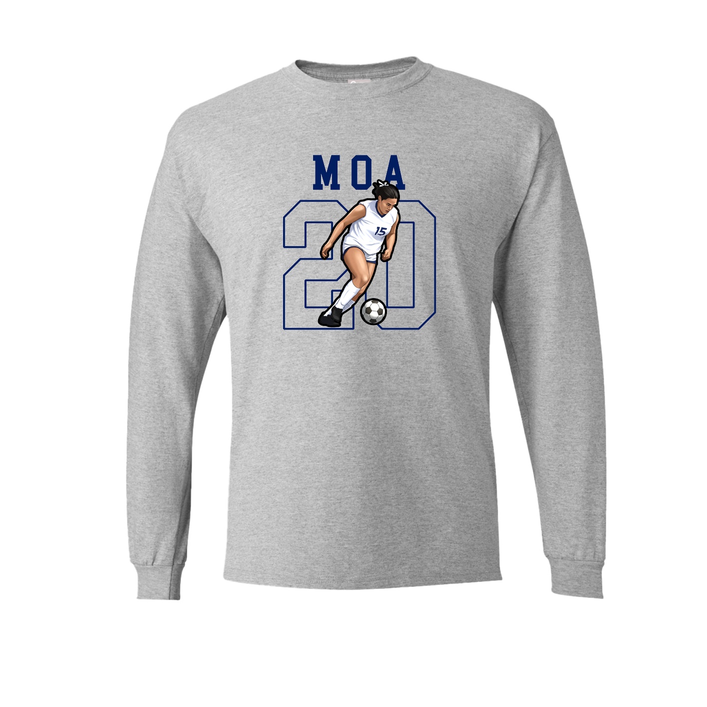 Long Sleeve Tee — Shirsey in Grey