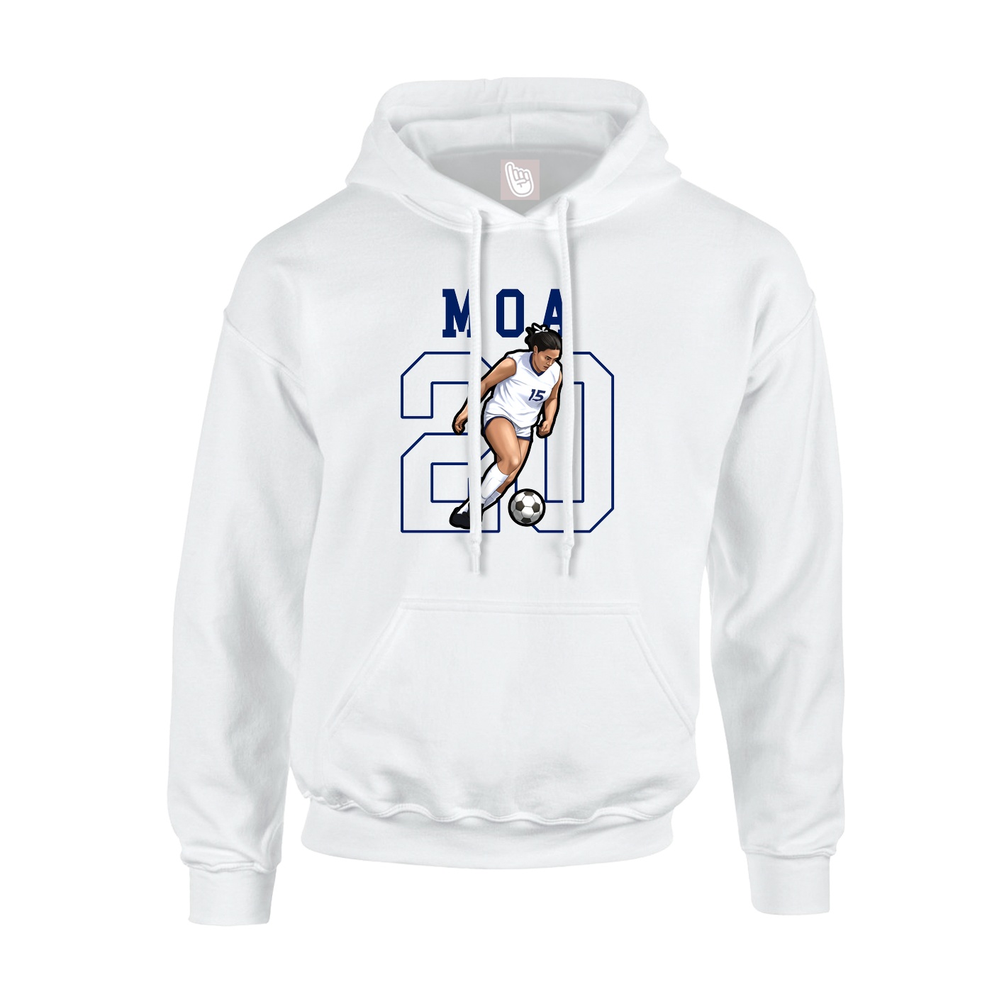 Youth Hoodie — Shirsey in White