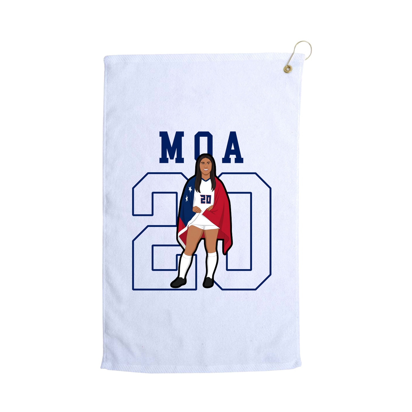 Golf Towel — Shirsey in White