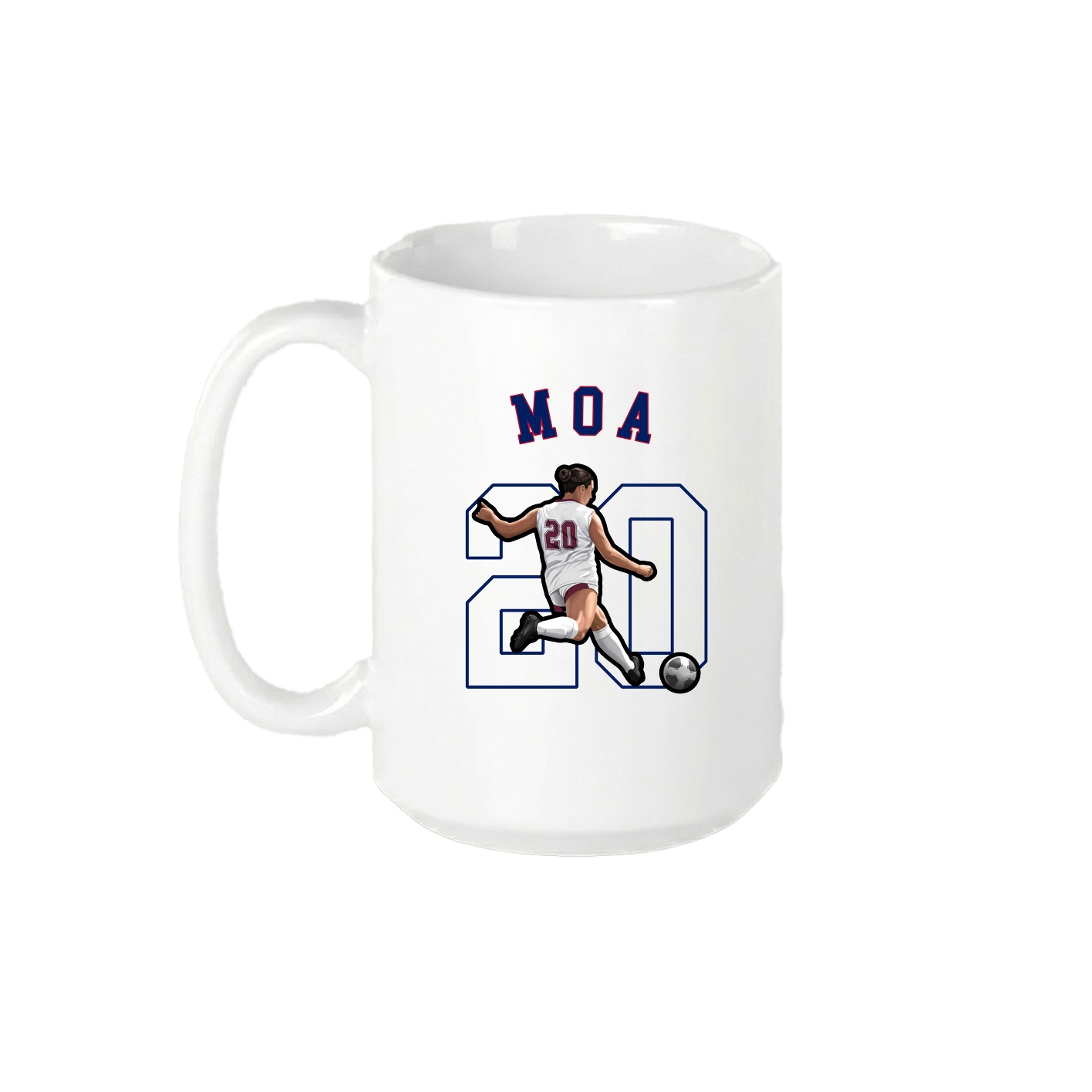 15oz Coffee Mug — Shirsey Arch in White