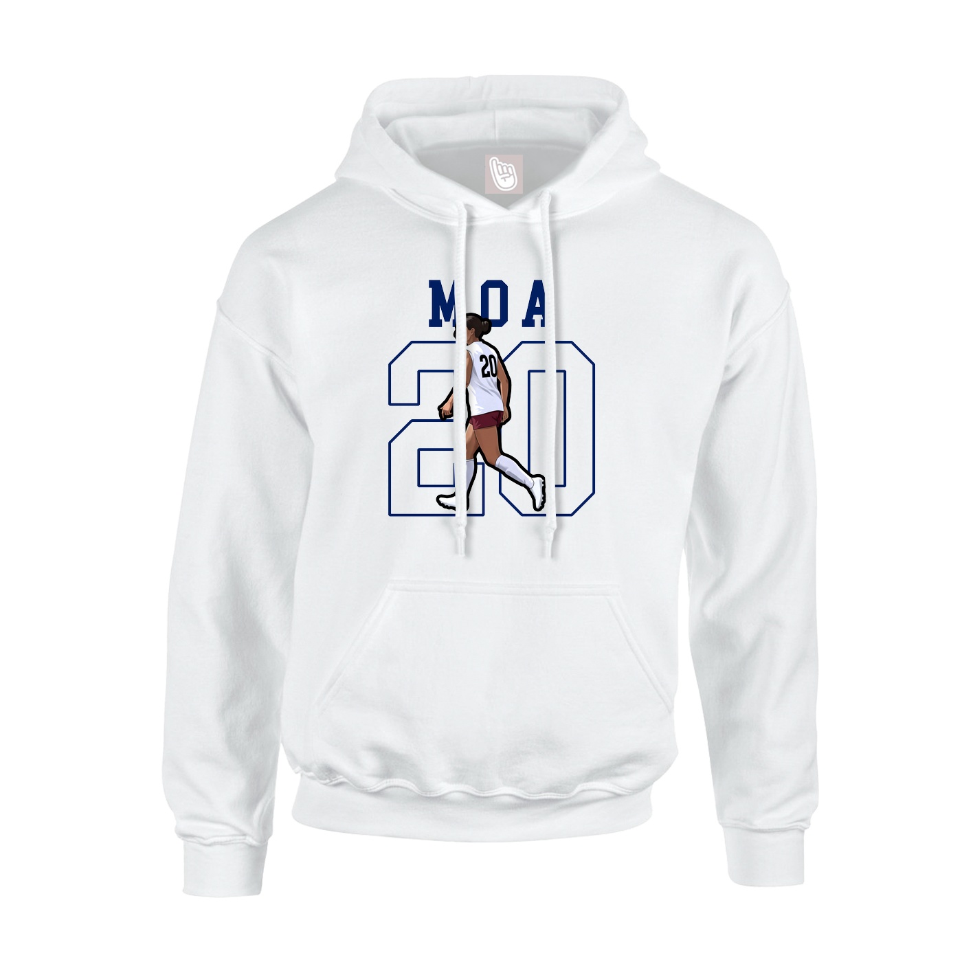 Hoodie — Shirsey in White