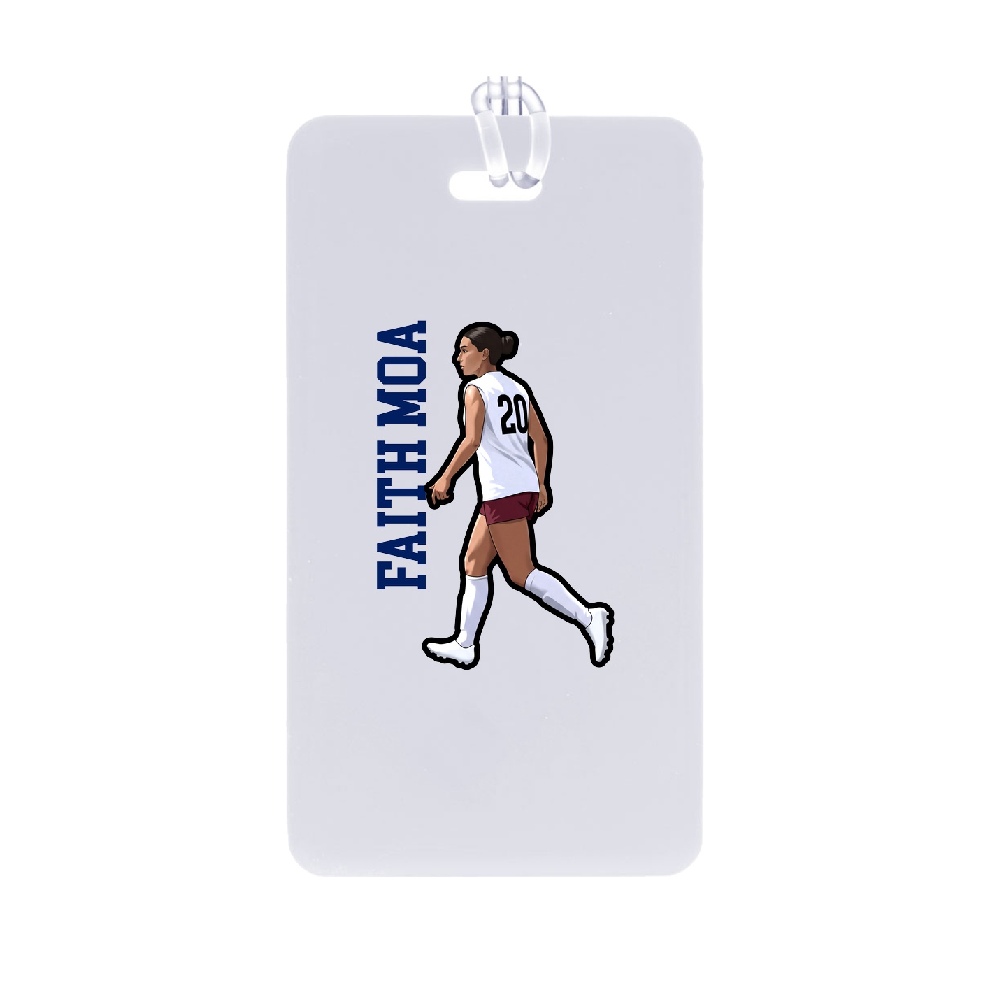 Bag Tag — Name Vertical in Classic