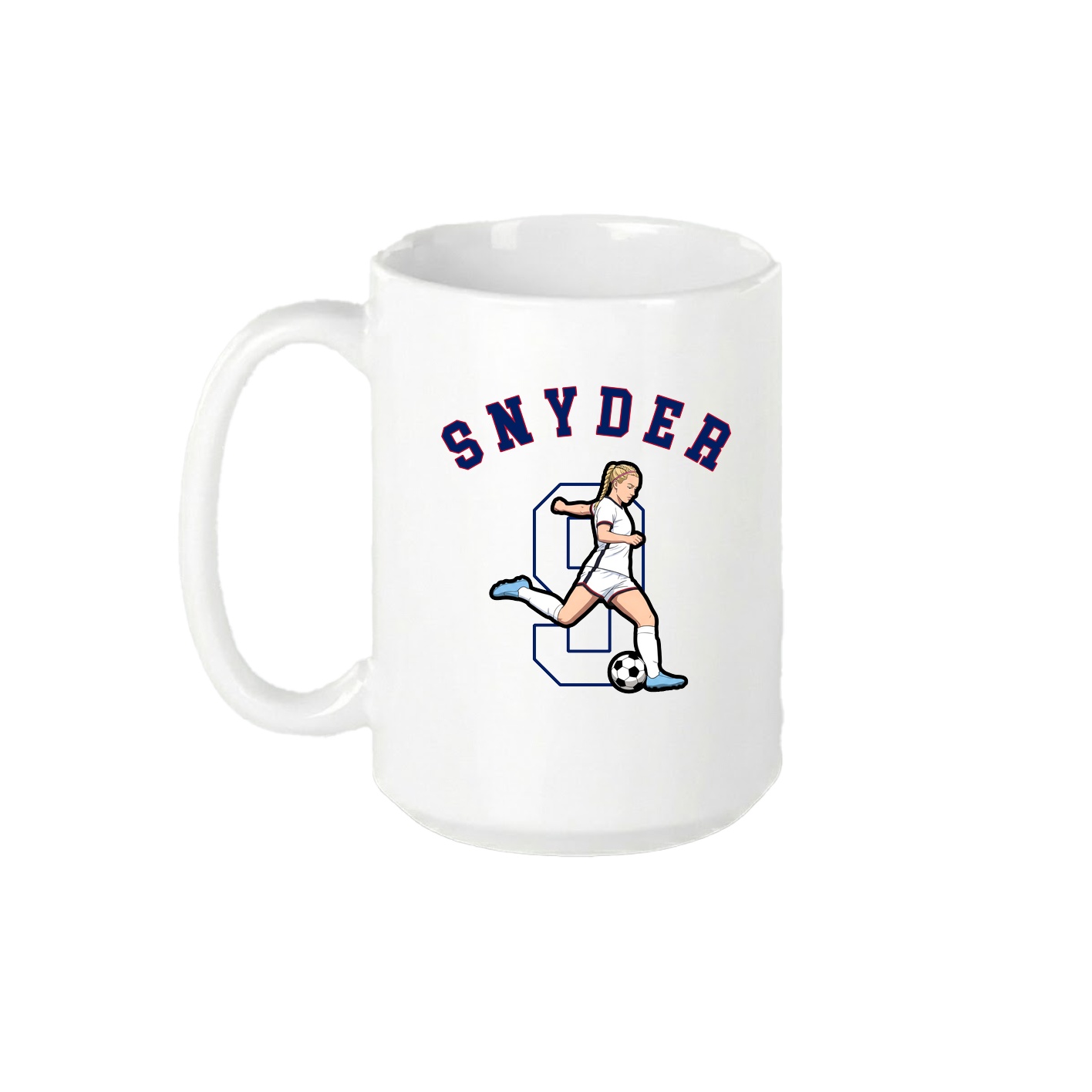 15oz Coffee Mug — Shirsey Arch in White