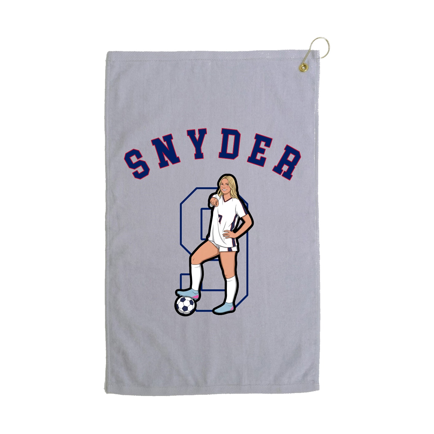 Golf Towel — Shirsey Arch in Grey