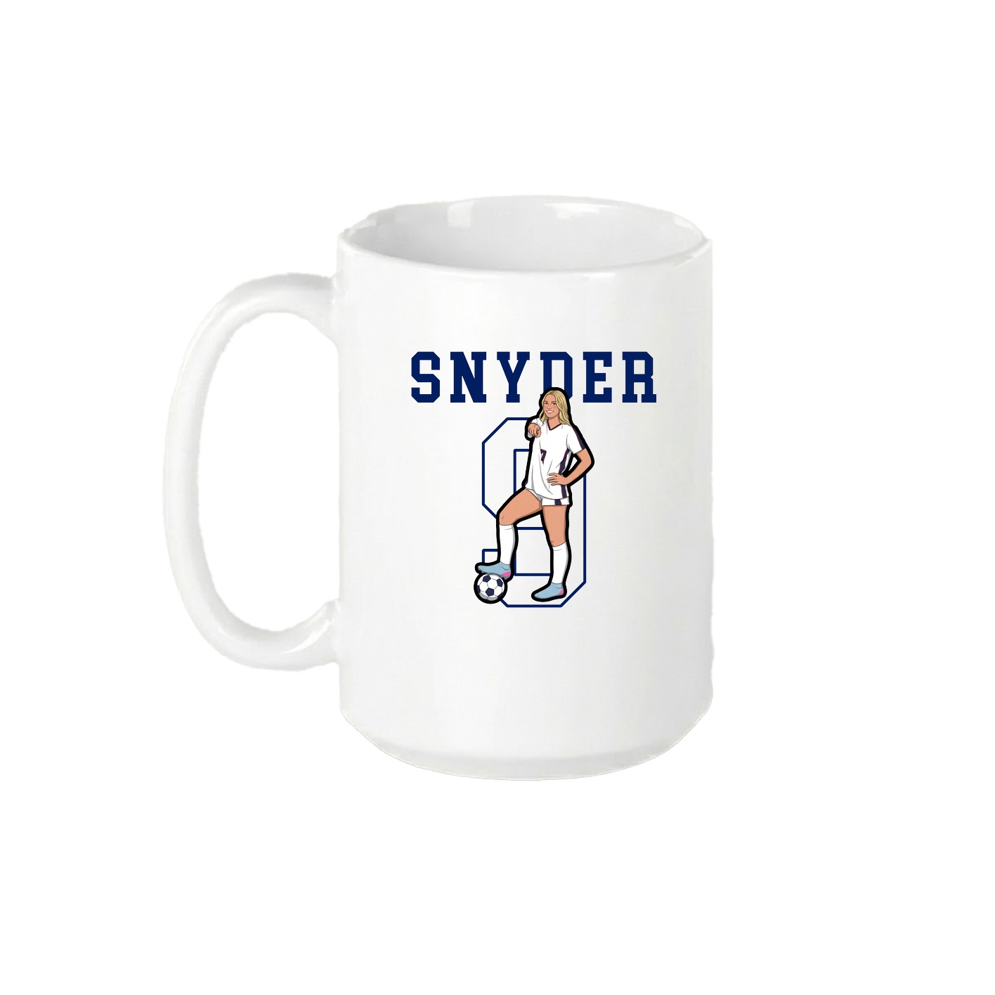 15oz Coffee Mug — Shirsey in White