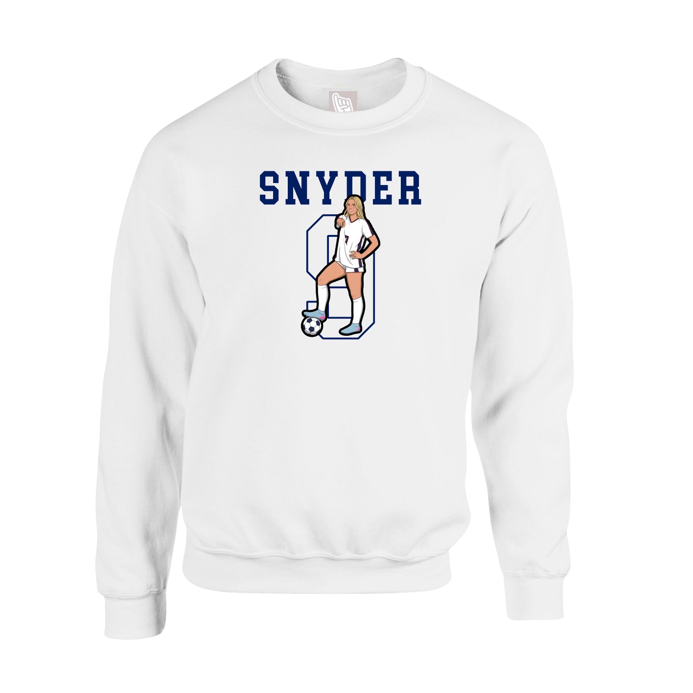 Fleece Crew — Shirsey in White