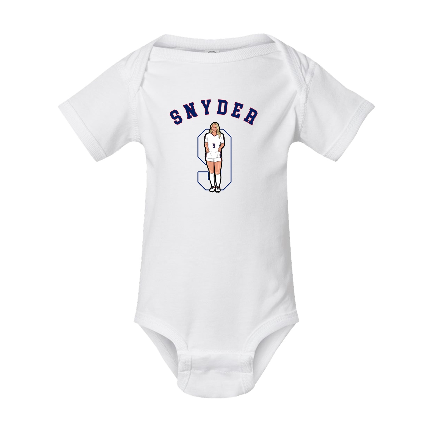 Baby Onesie — Shirsey Arch in White