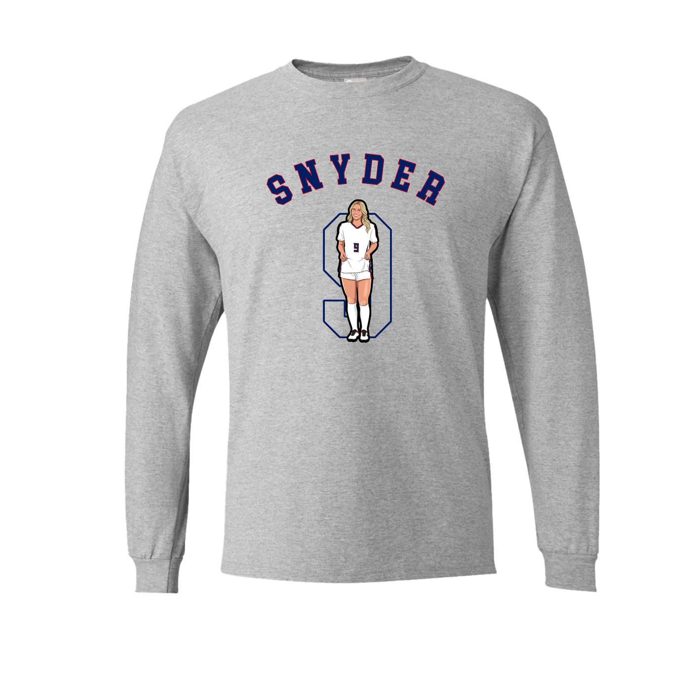 Long Sleeve Tee — Shirsey Arch in Grey