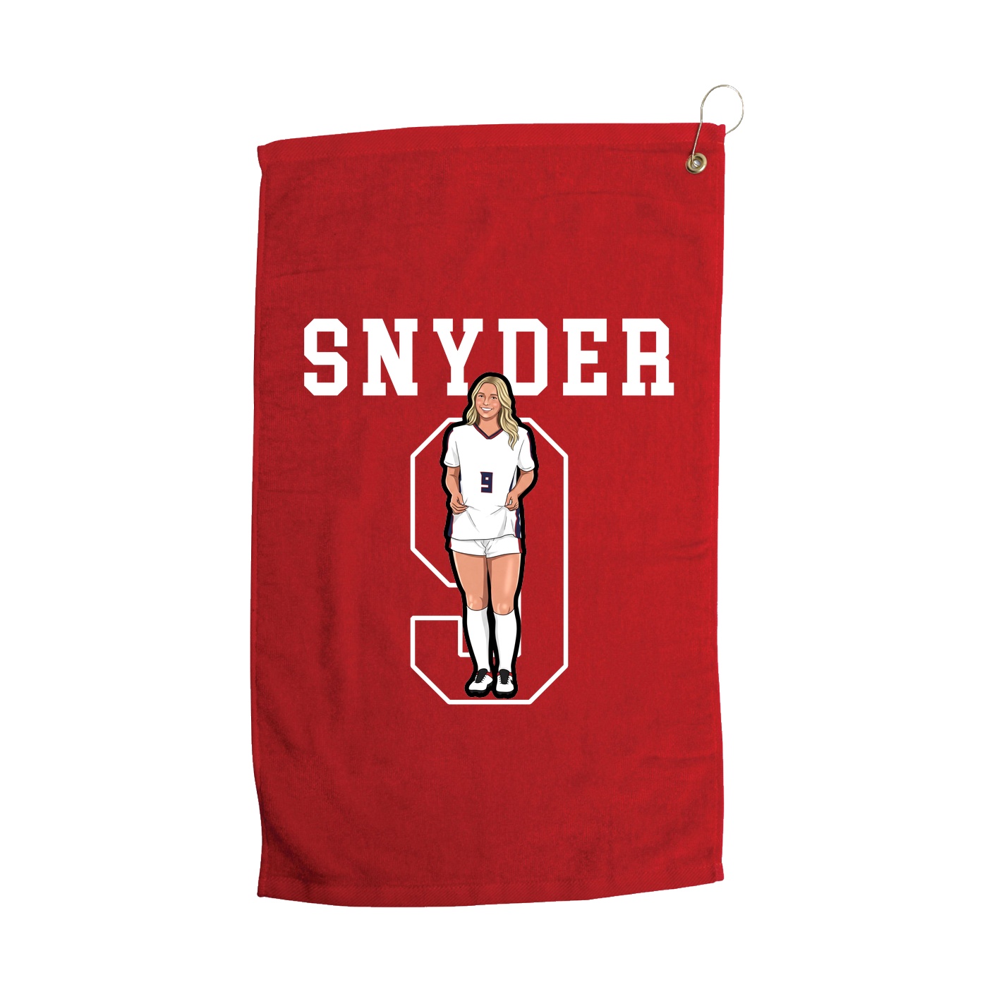 Golf Towel — Shirsey in Red