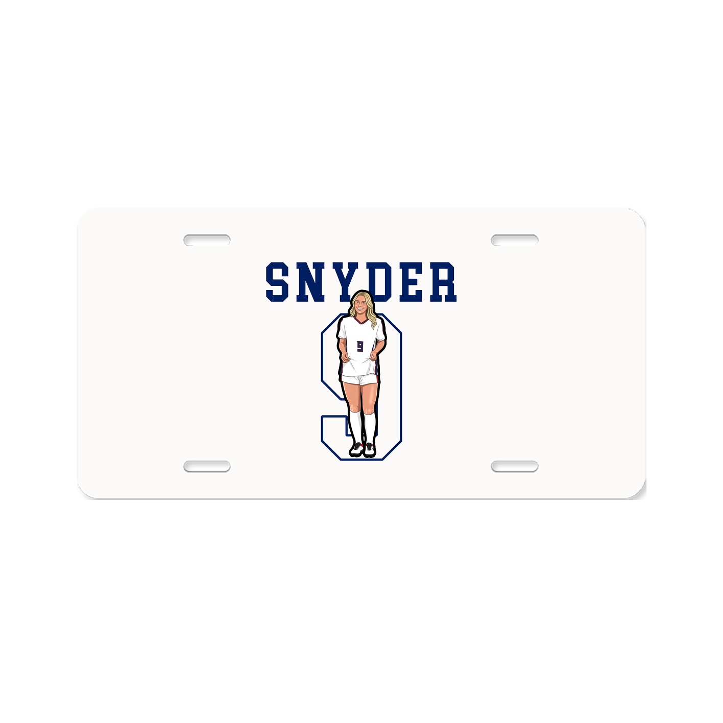 License Plate — Shirsey in Classic