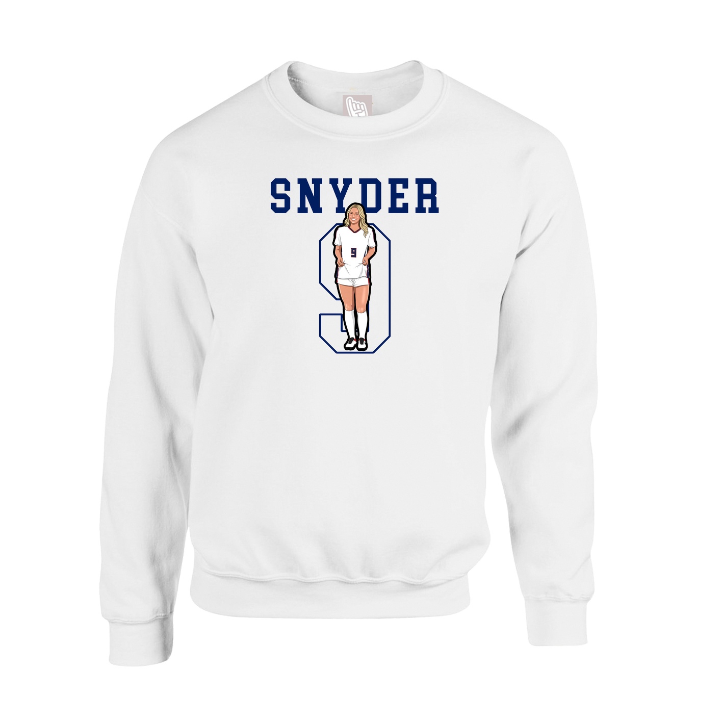 Fleece Crew — Shirsey in White