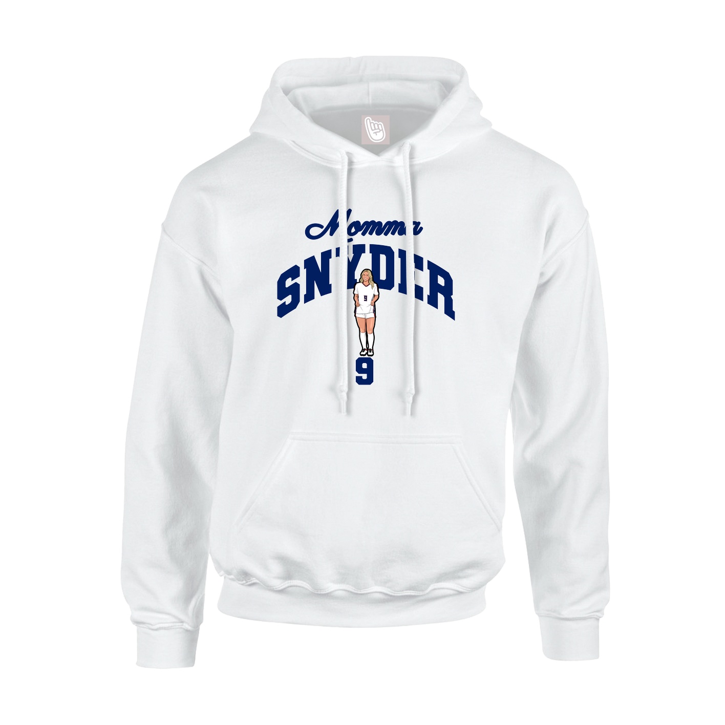 Youth Hoodie — Mothers Day Arch in White
