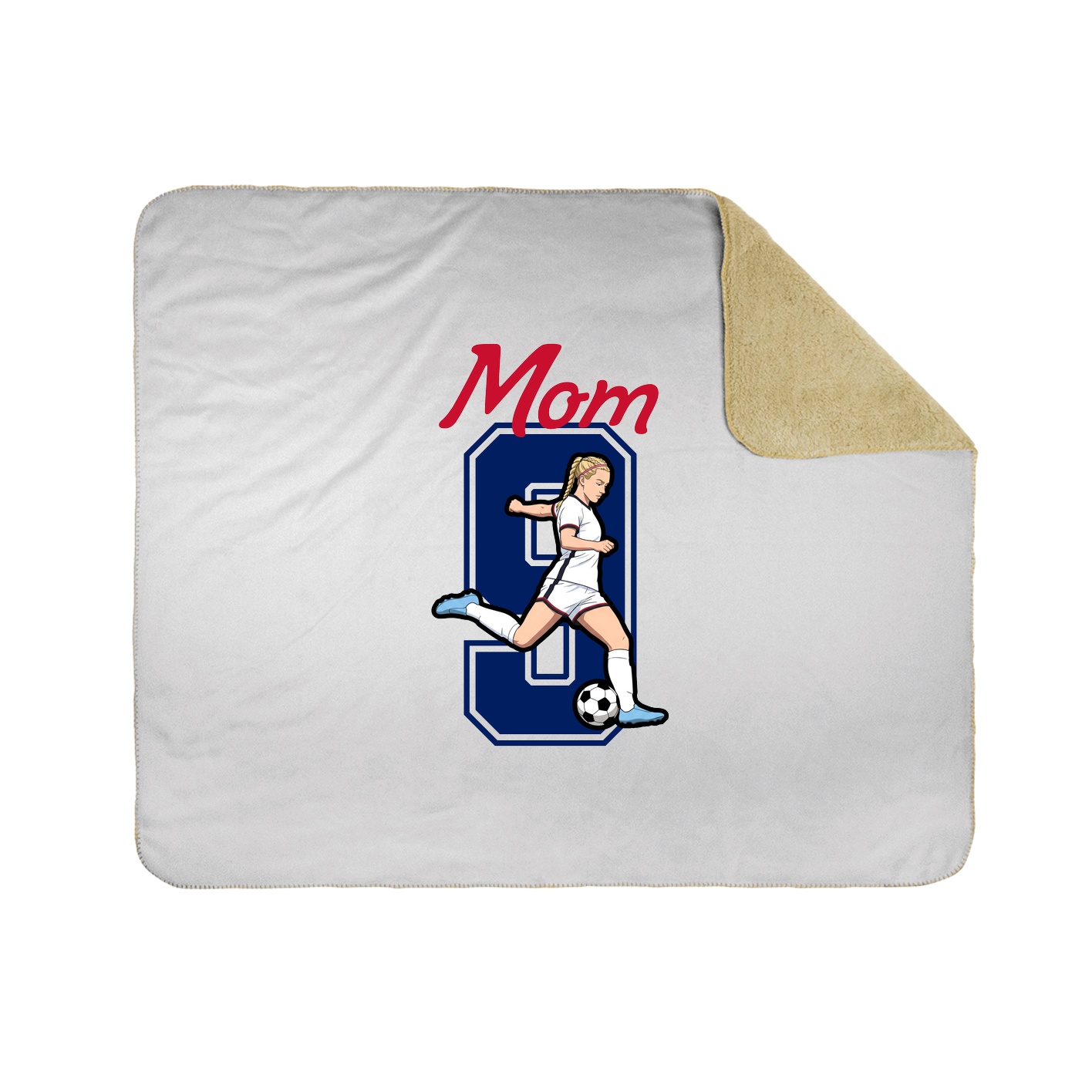 Throw Blanket — Mothers Day Shirsey in White