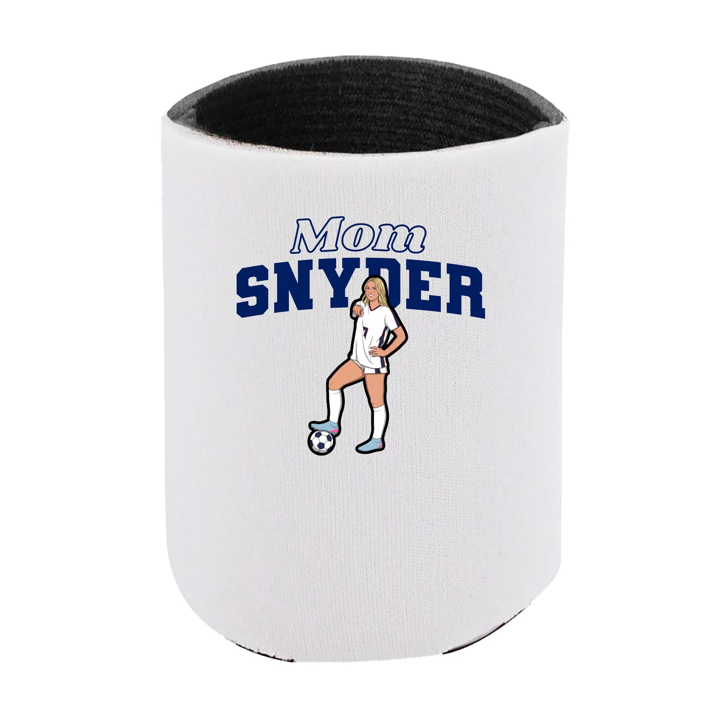 Can Holder — Mothers Day Block in White