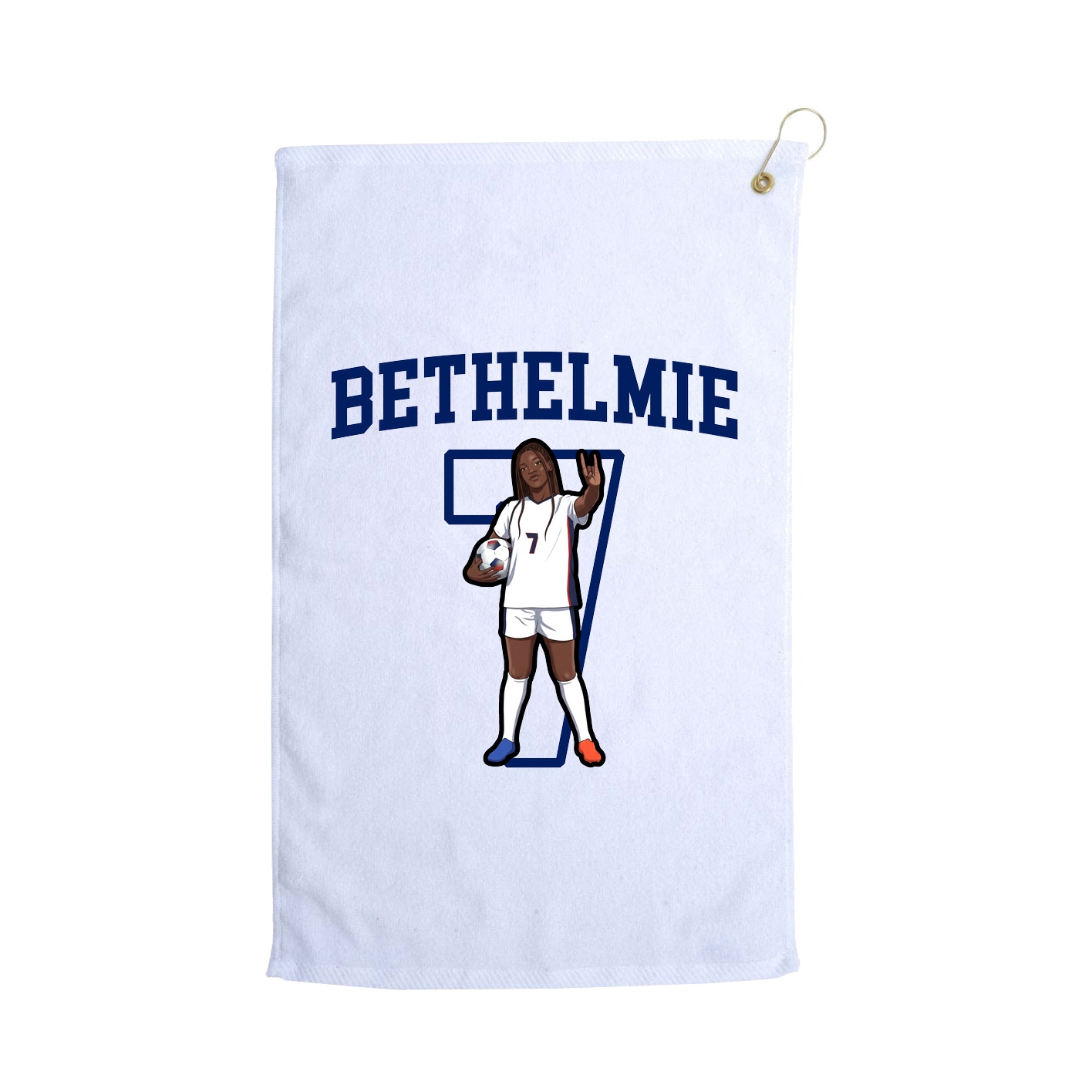 Golf Towel — Shirsey in White