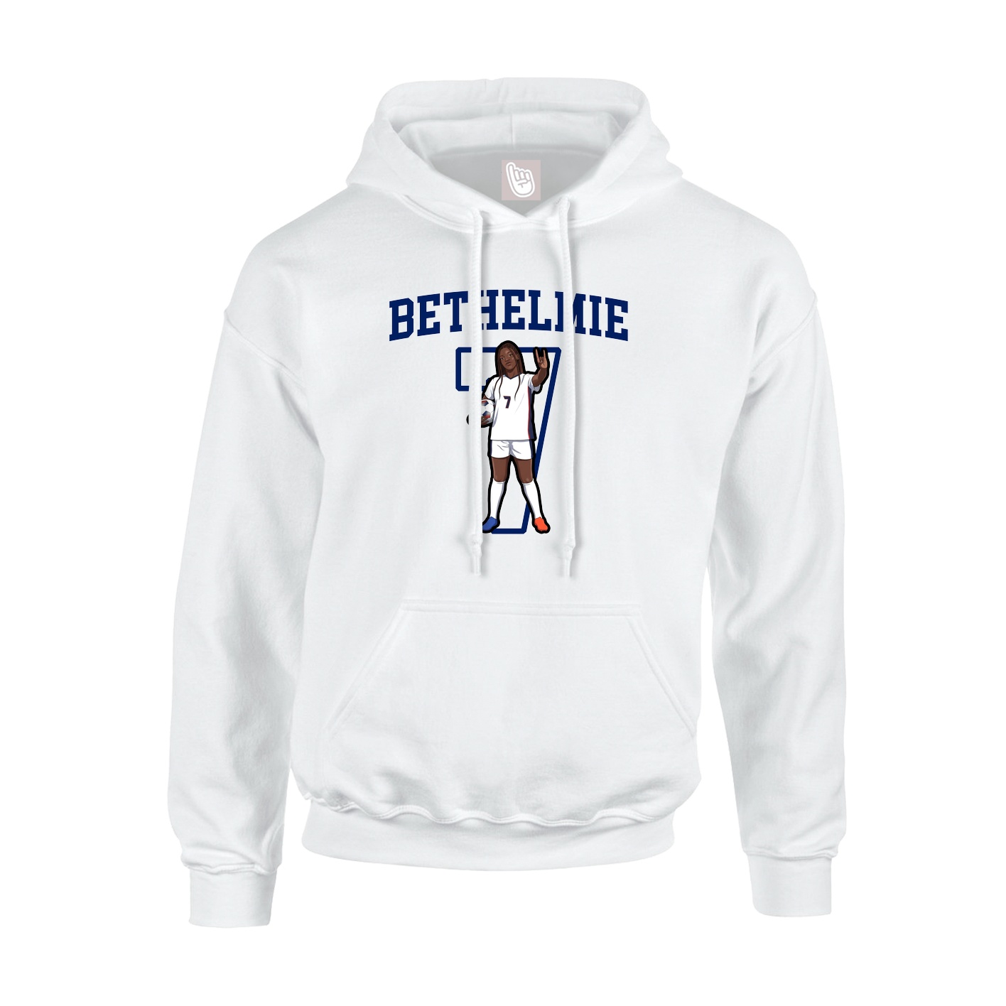 Hoodie — Shirsey in White