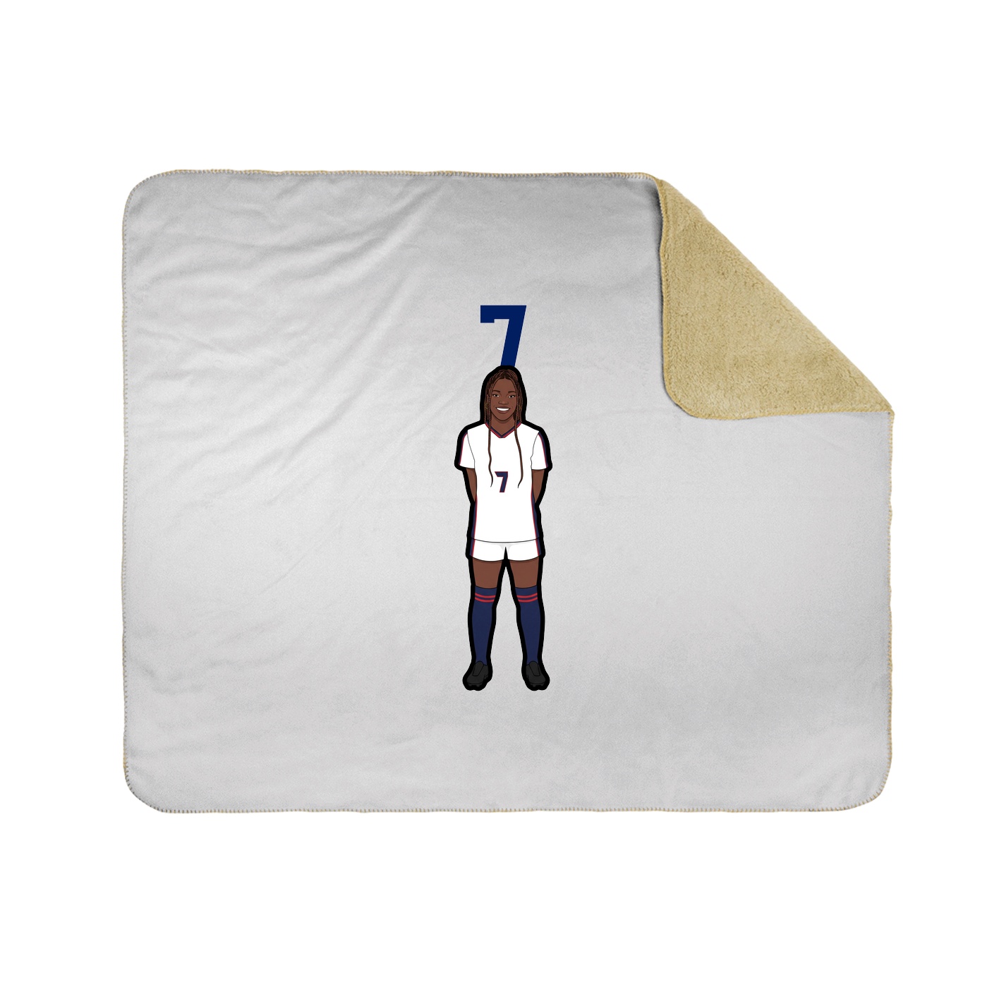 50x60 Sherpa Lined Throw Blanket