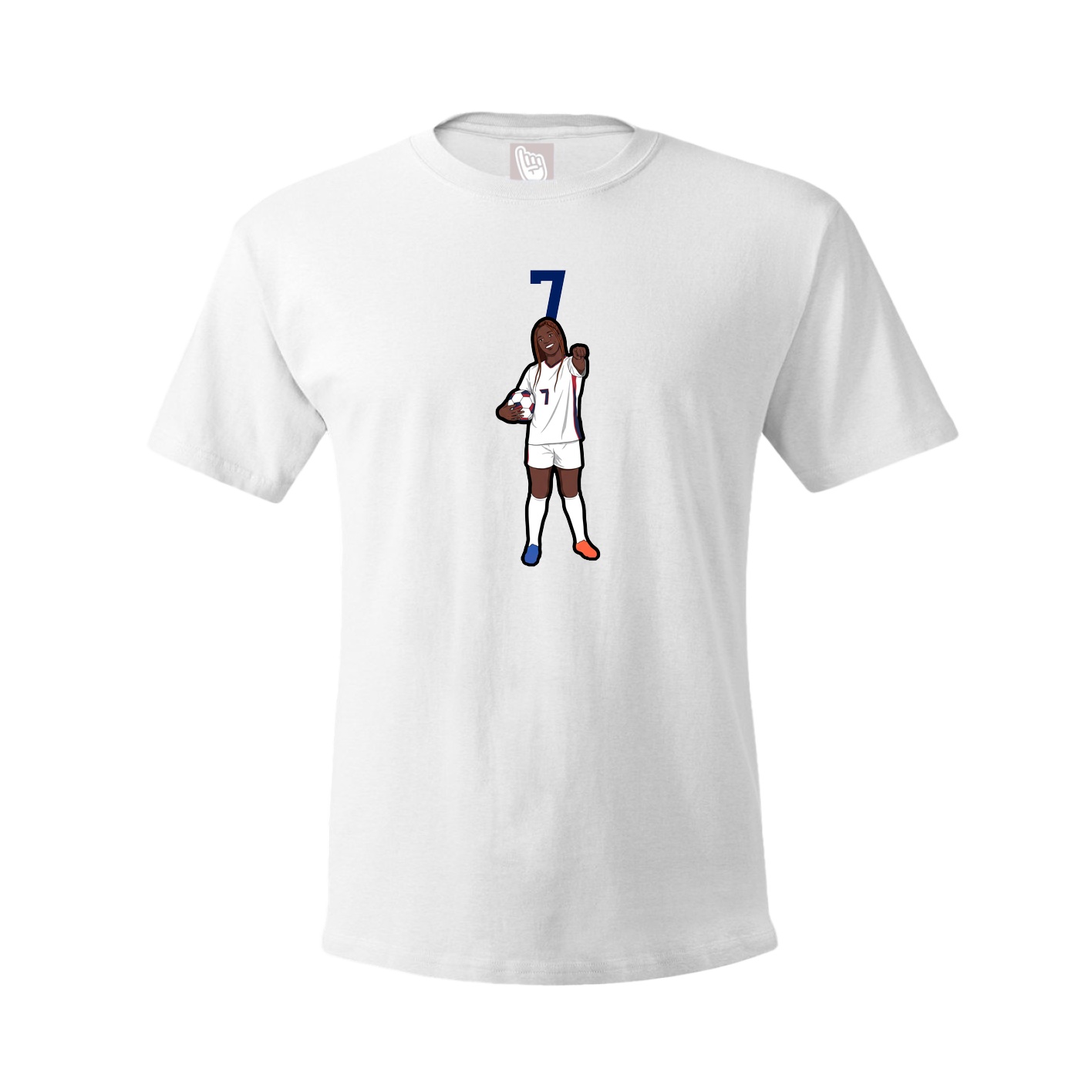 Tee — Number Top in White