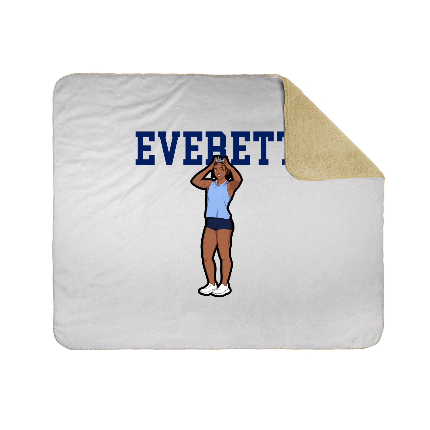 Throw Blanket — Shirsey in White
