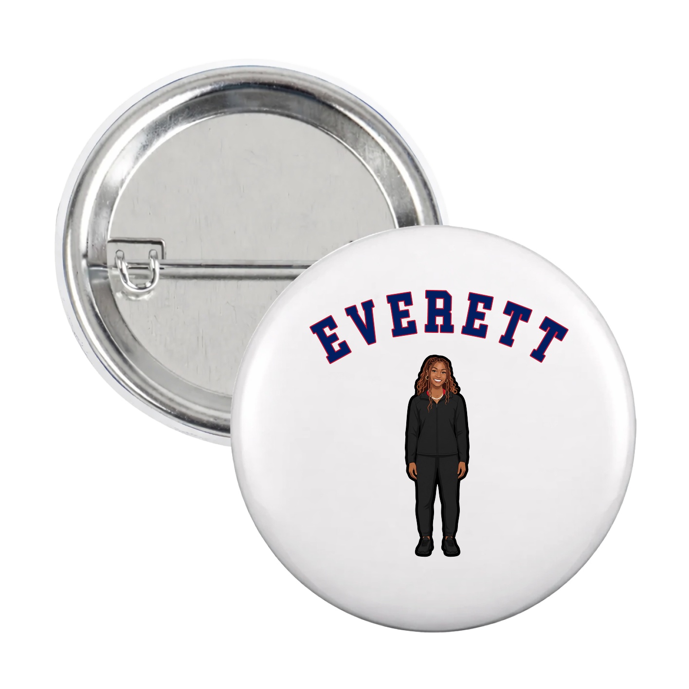 Game Day Button — Shirsey Arch in White