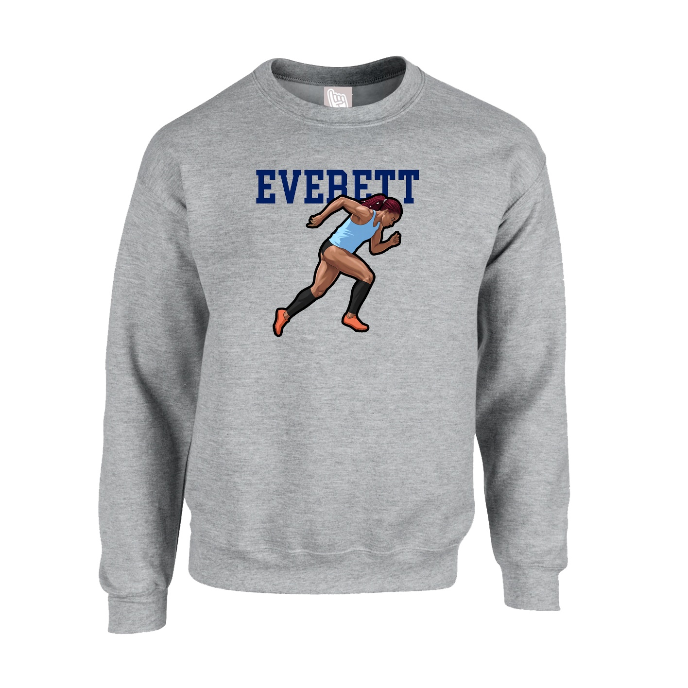Fleece Crew — Shirsey in Grey