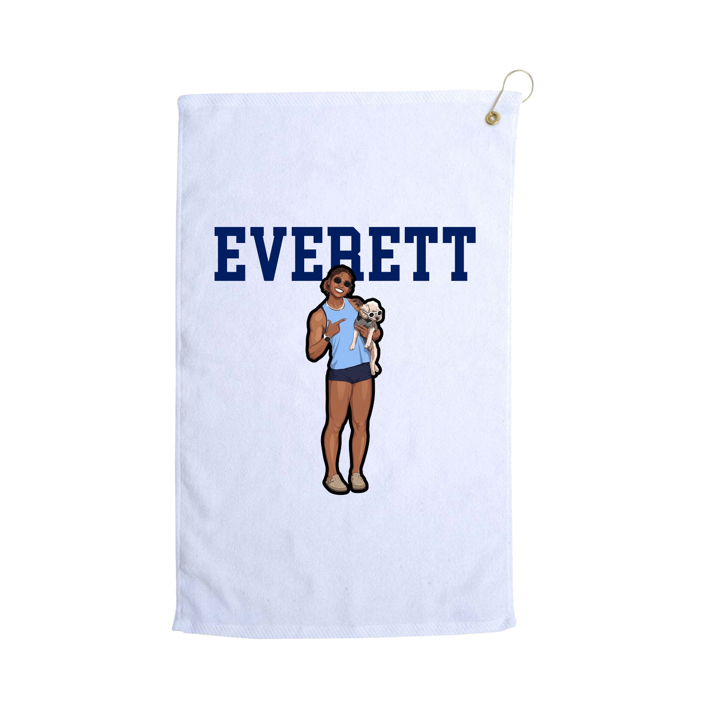 Golf Towel — Shirsey in White