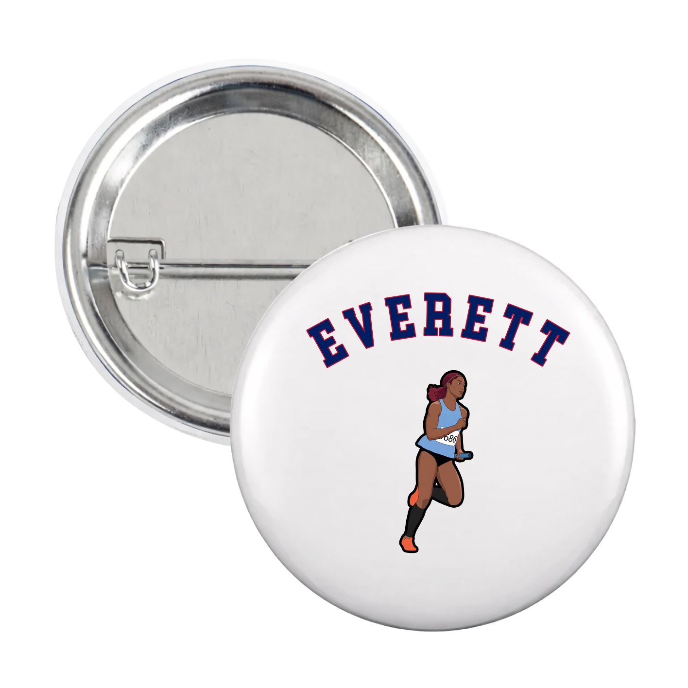 Game Day Button — Shirsey Arch in White