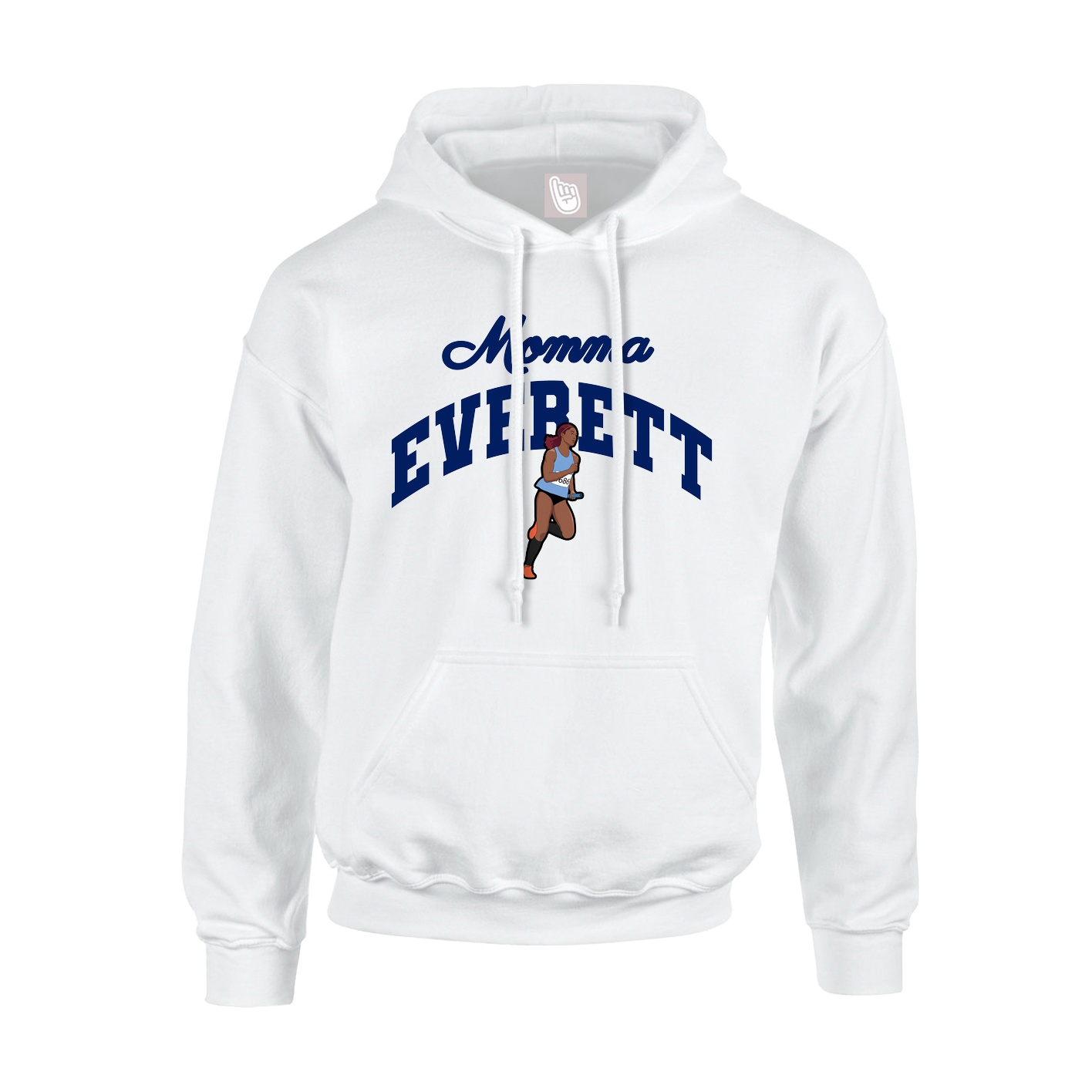 Youth Hoodie — Mothers Day Arch in White