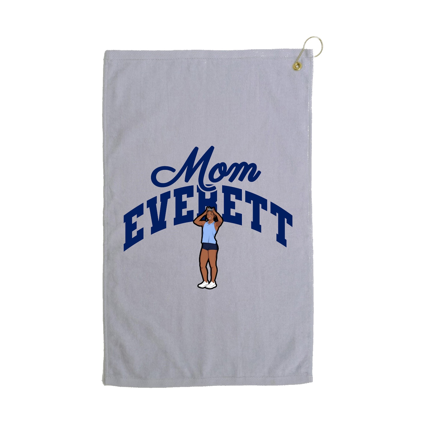 Golf Towel — Mothers Day Arch in Grey