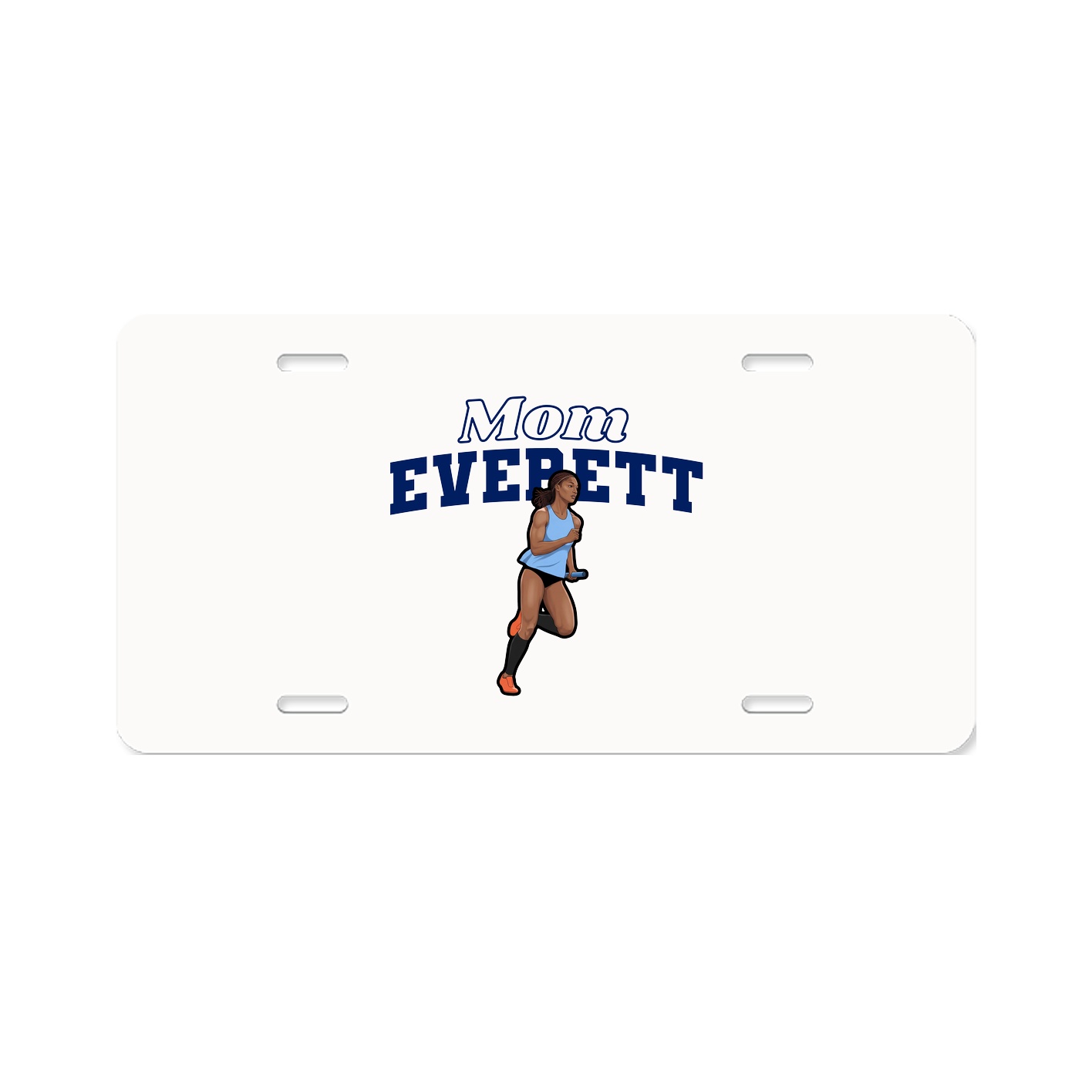License Plate — Mothers Day Block in Classic
