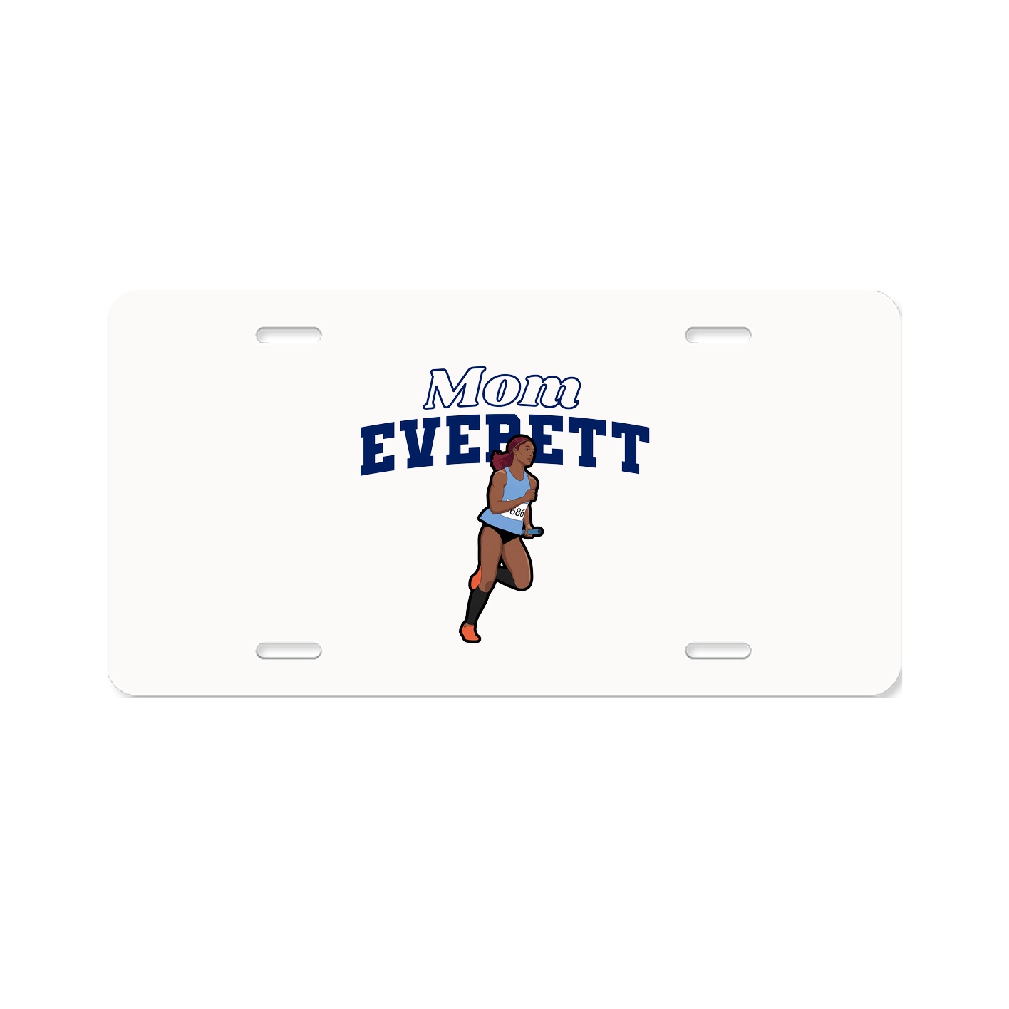 License Plate — Mothers Day Block in Classic