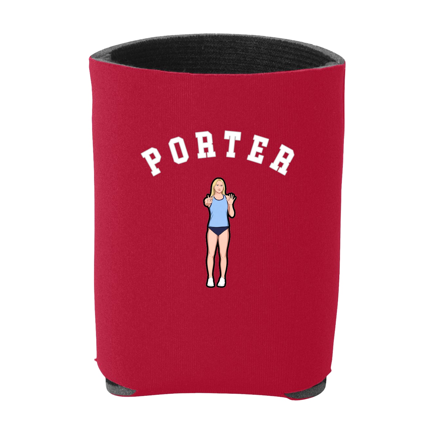 Can Holder — Shirsey Arch in Red