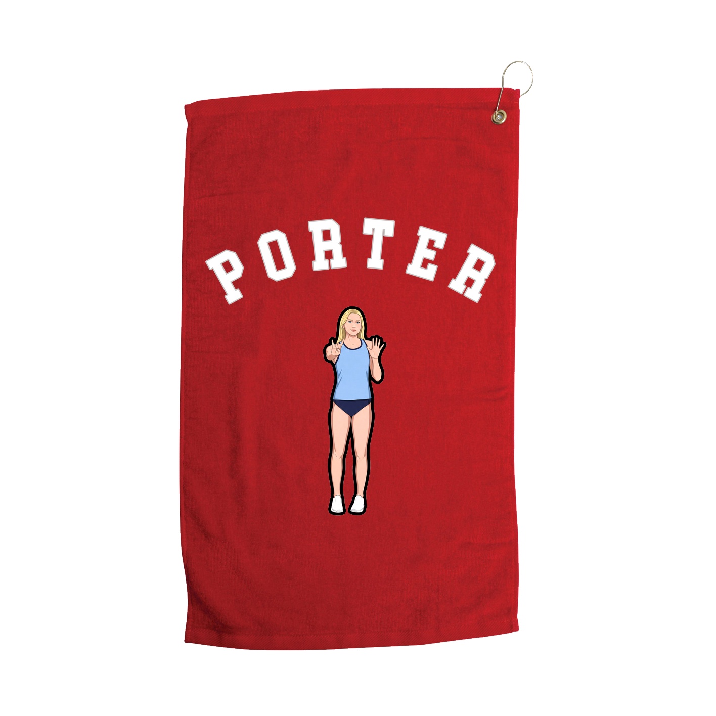 Golf Towel — Shirsey Arch in Red