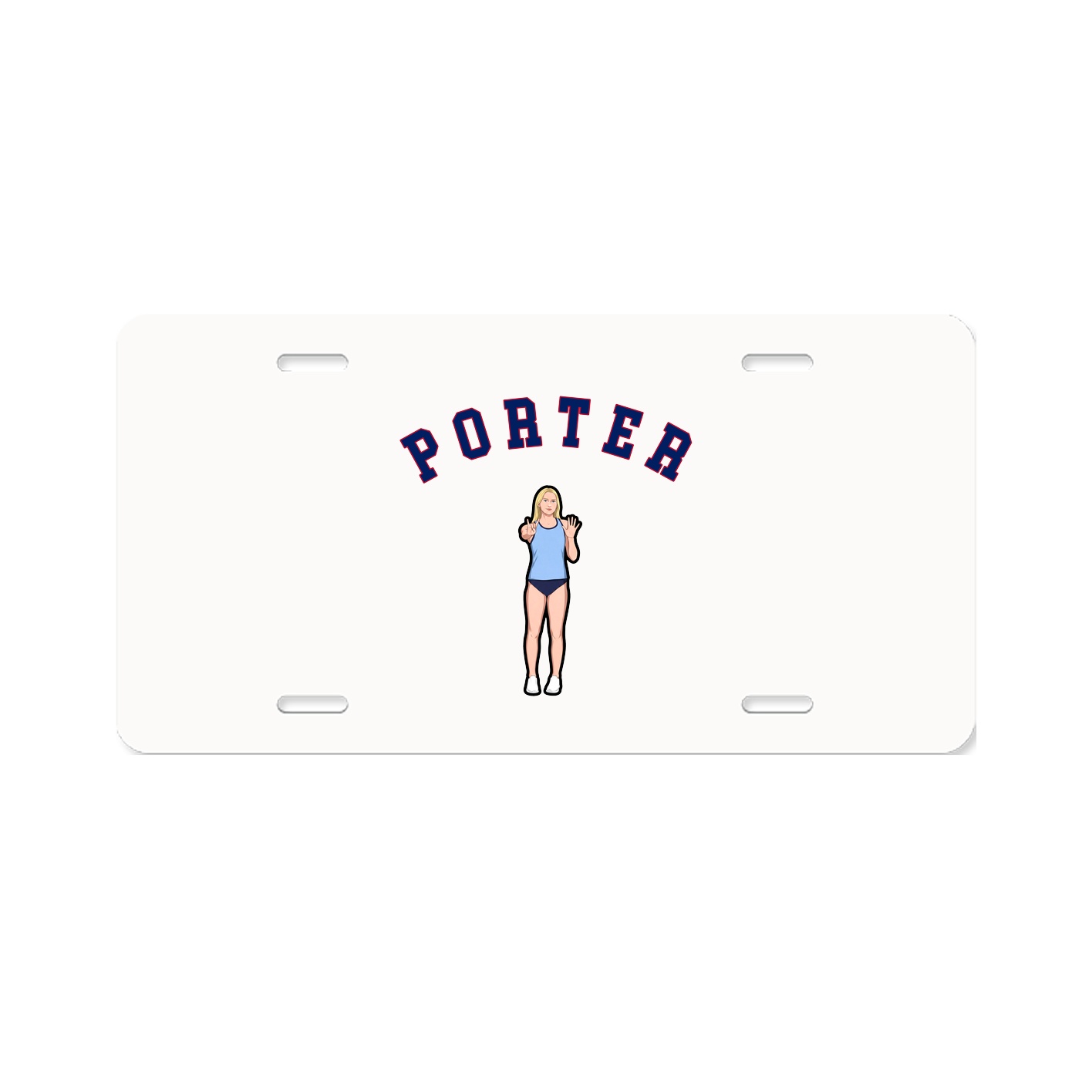 License Plate — Shirsey Arch in Classic
