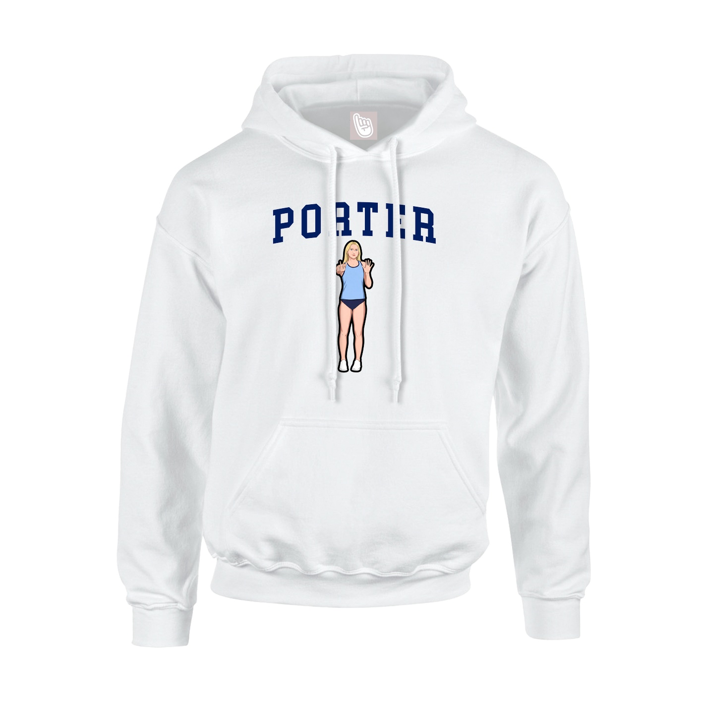 Youth Hoodie — Shirsey in White