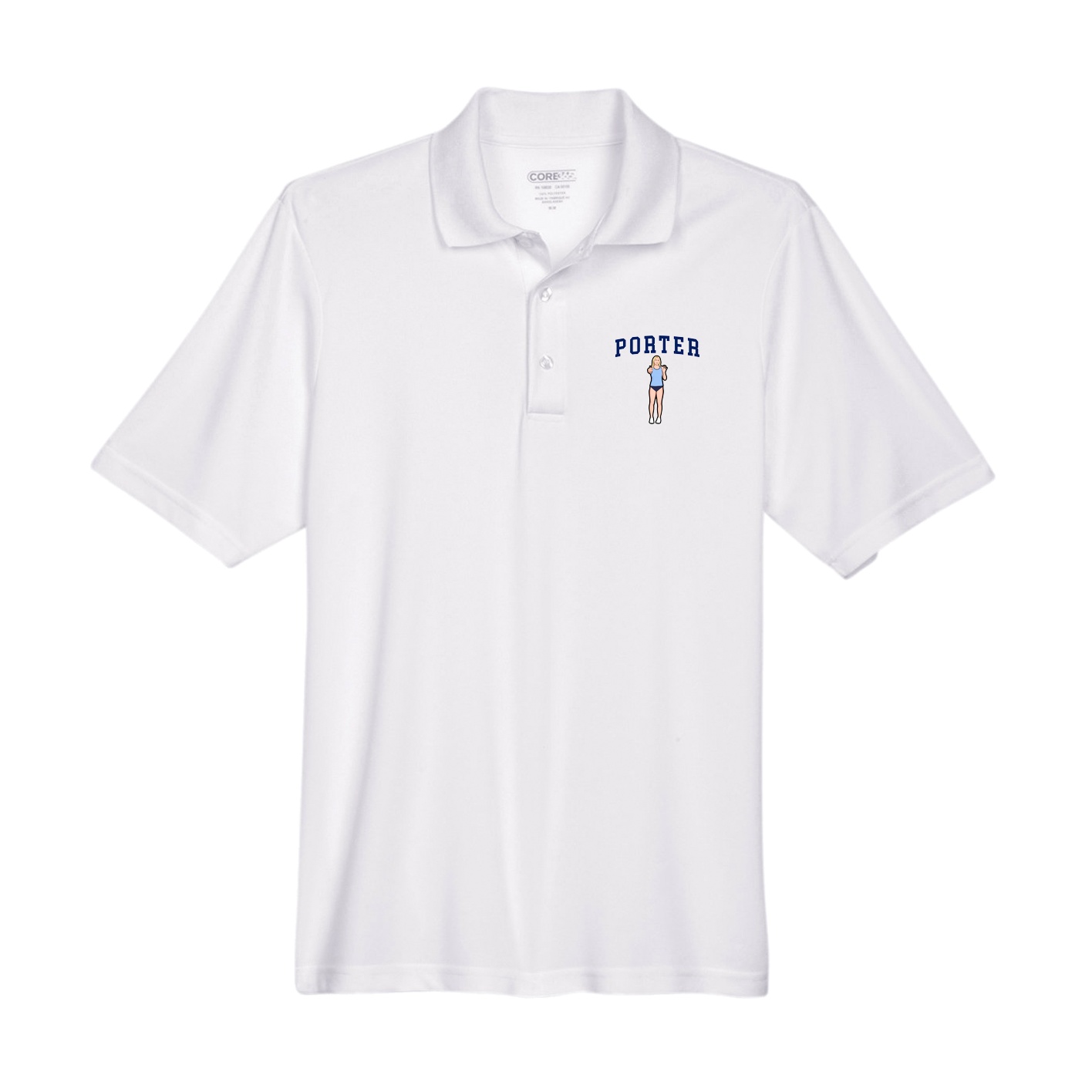 Performance Polo — Shirsey in White