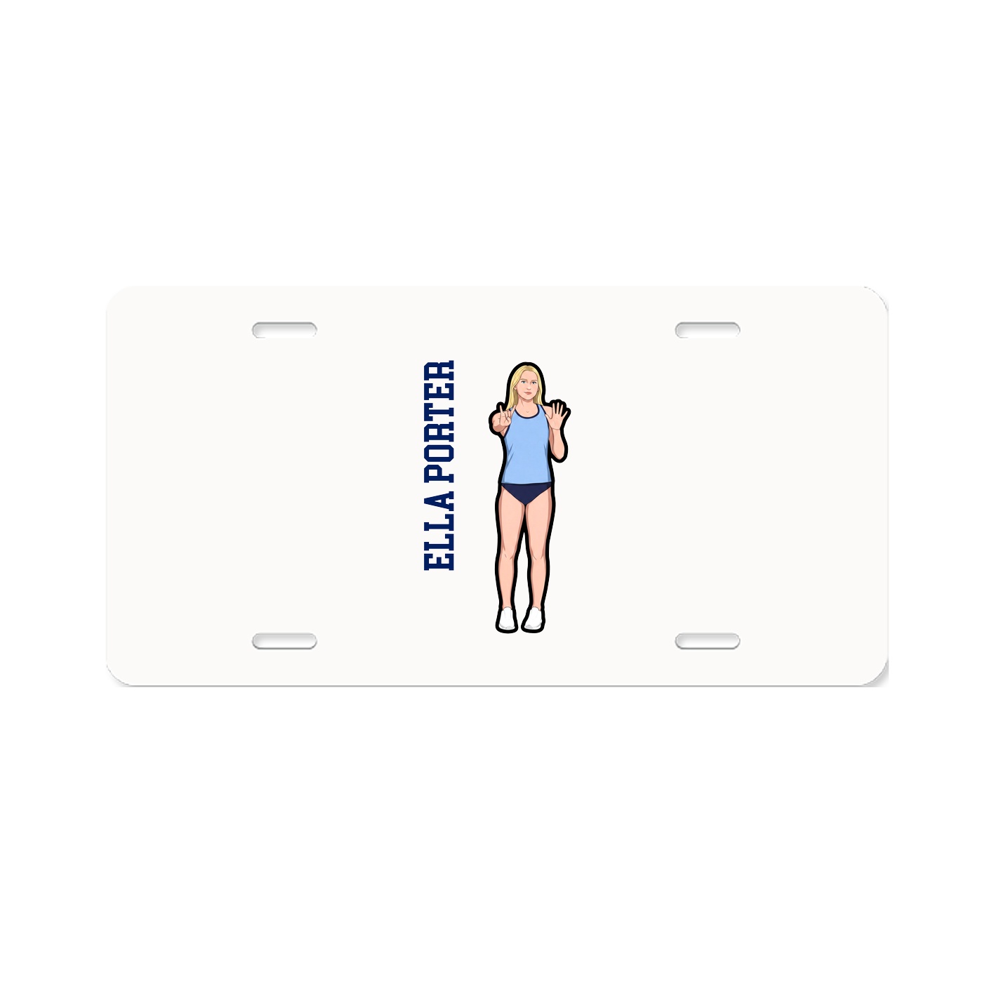 Aluminum License Plate