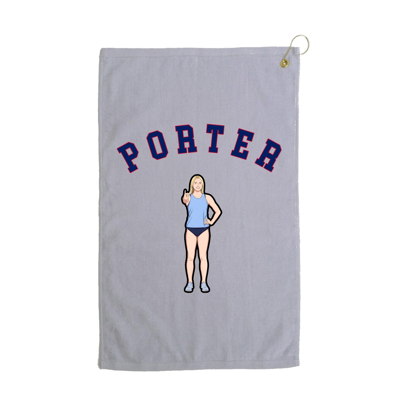 Golf Towel — Shirsey Arch in Grey