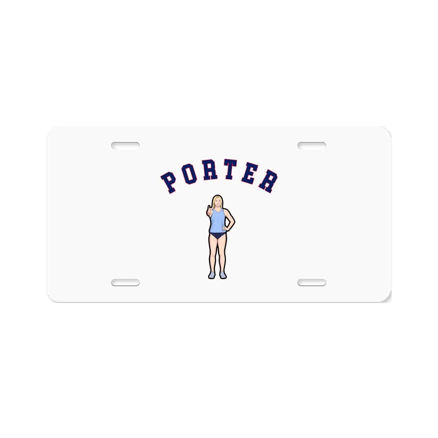 License Plate — Shirsey Arch in Classic