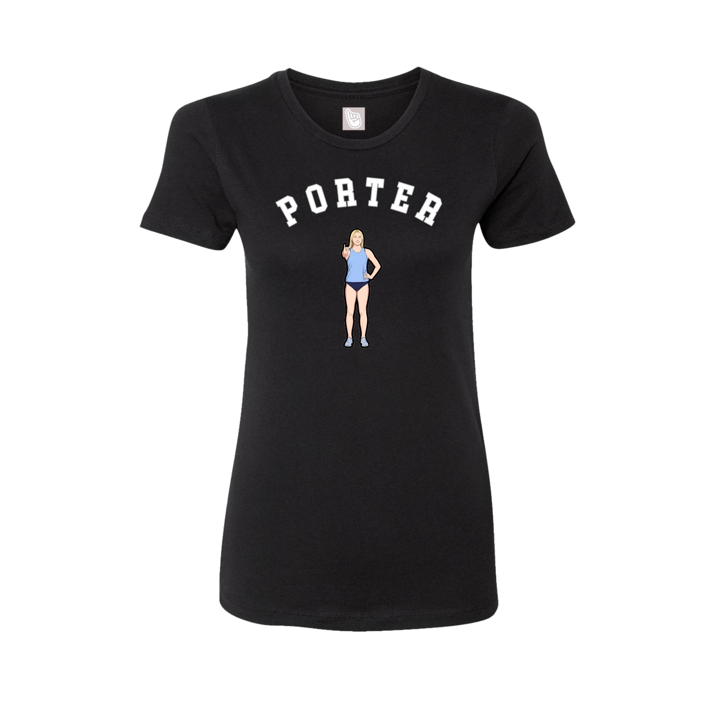 Womens Tee — Shirsey Arch in Black