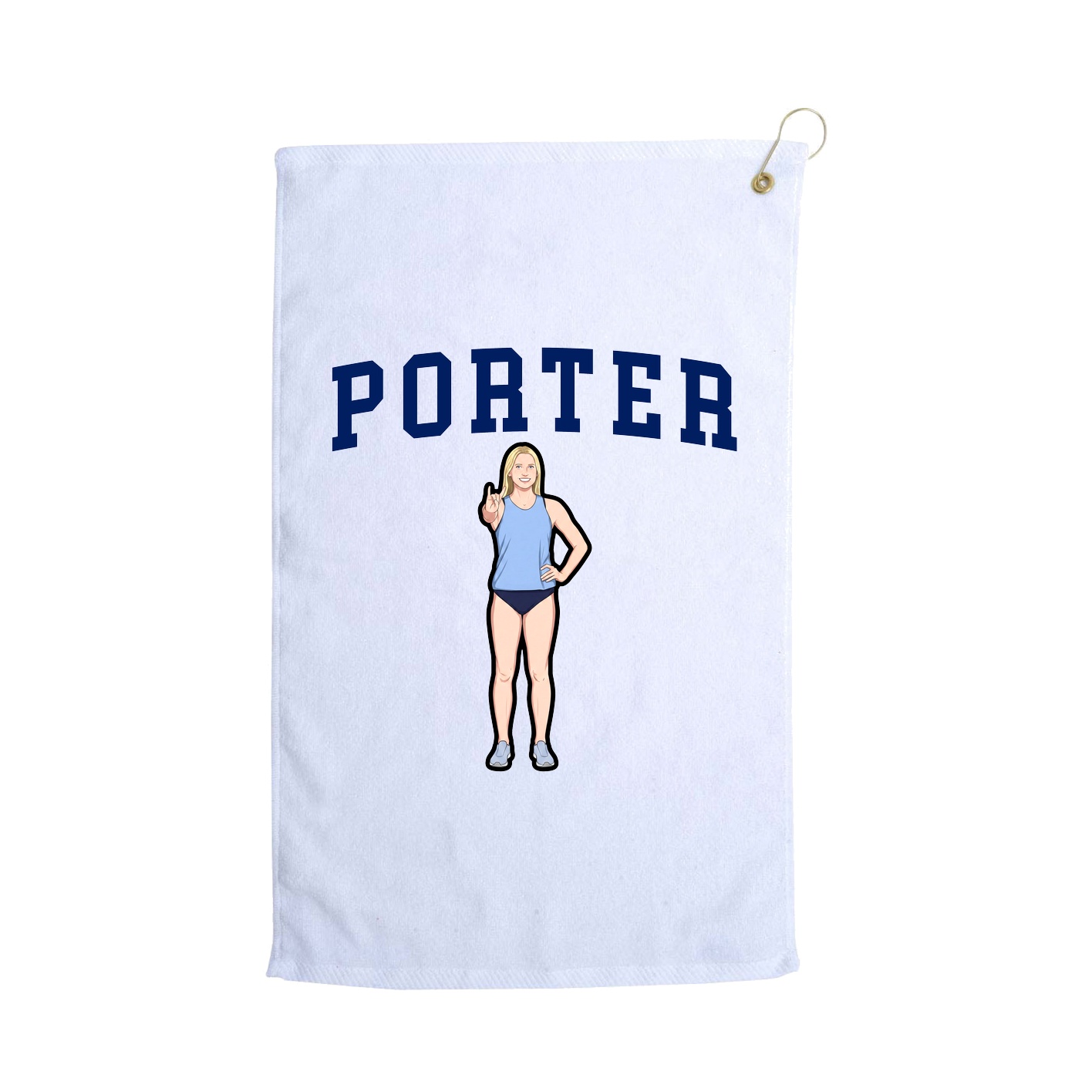 Golf Towel — Shirsey in White