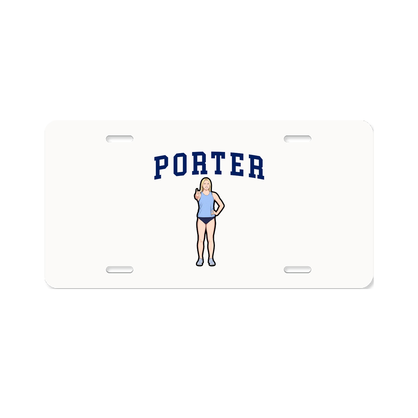 License Plate — Shirsey in Classic