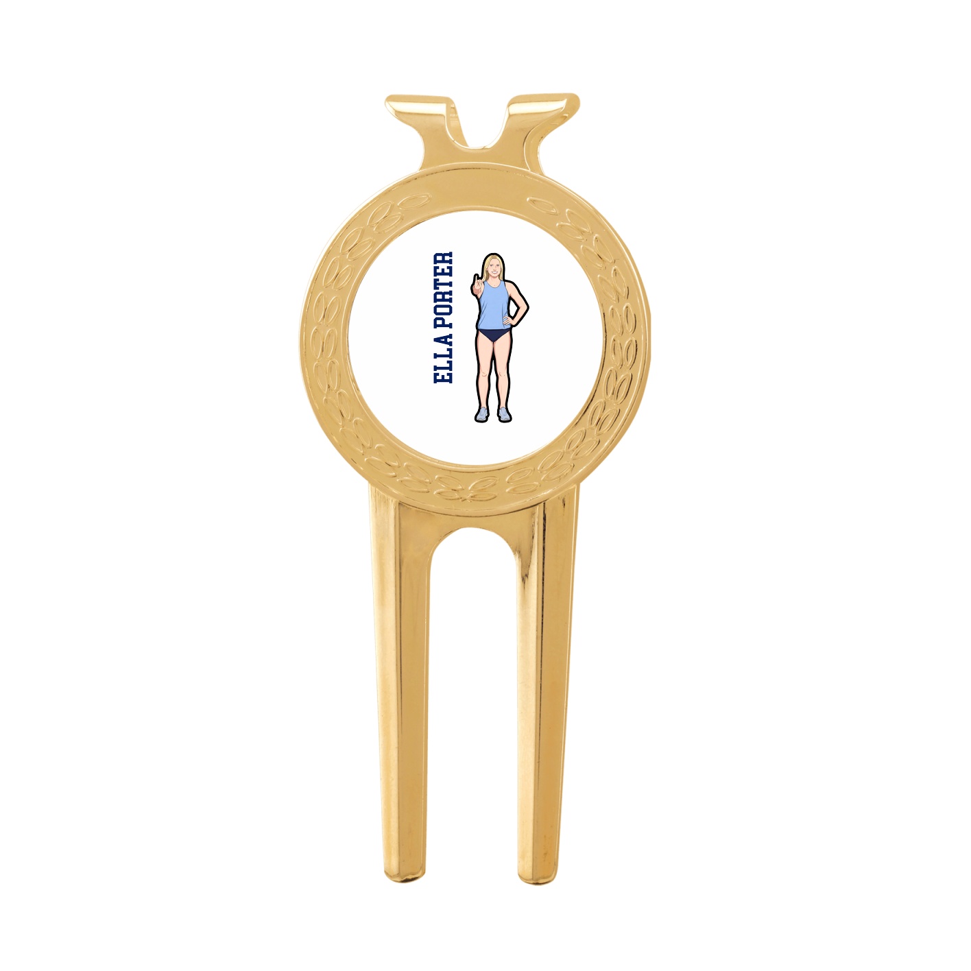 Divot Tool with Ball Marker — Name Vertical in Classic