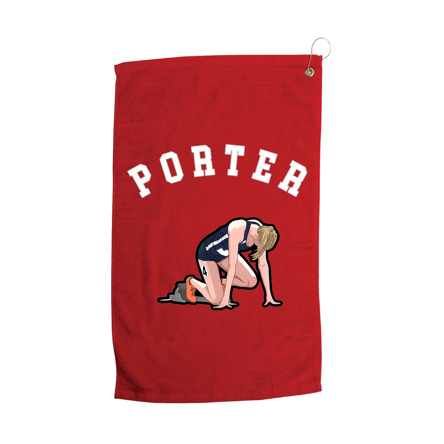 Golf Towel — Shirsey Arch in Red