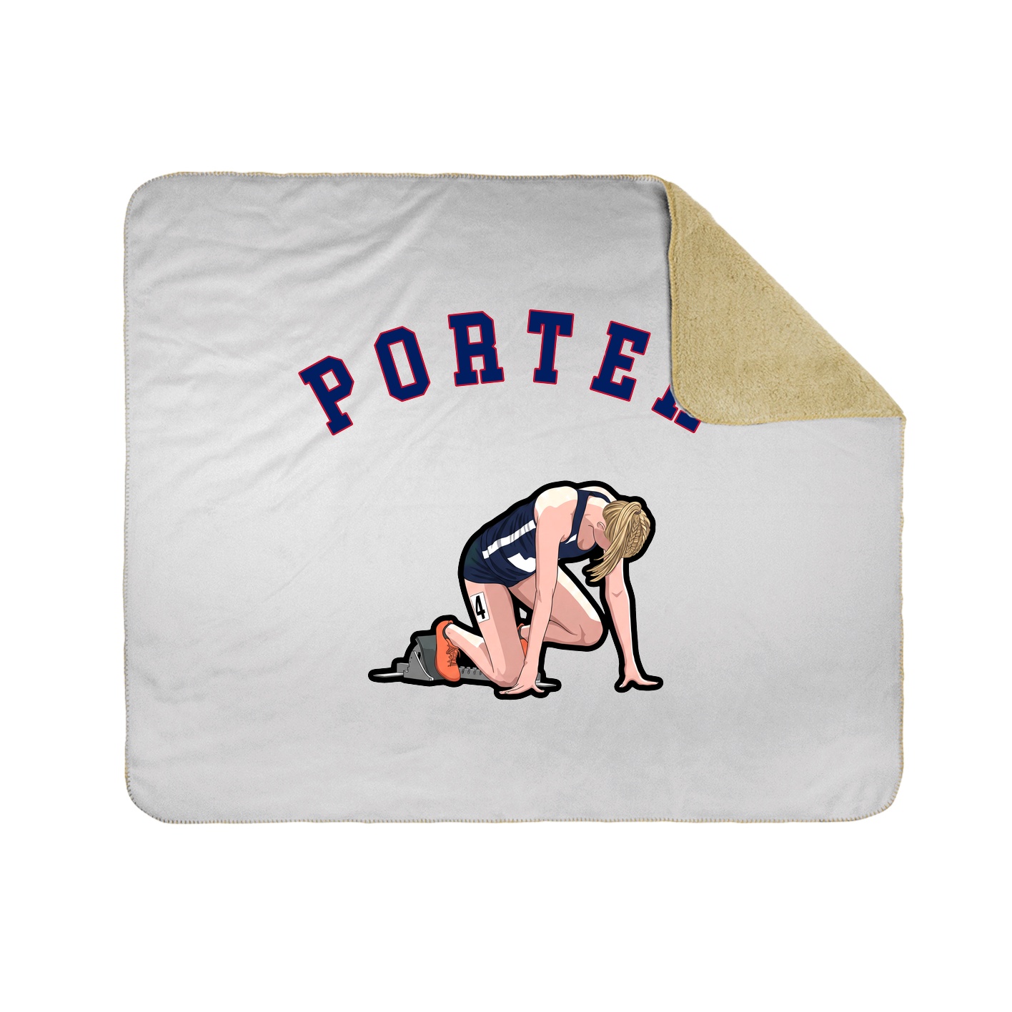 Throw Blanket — Shirsey Arch in White